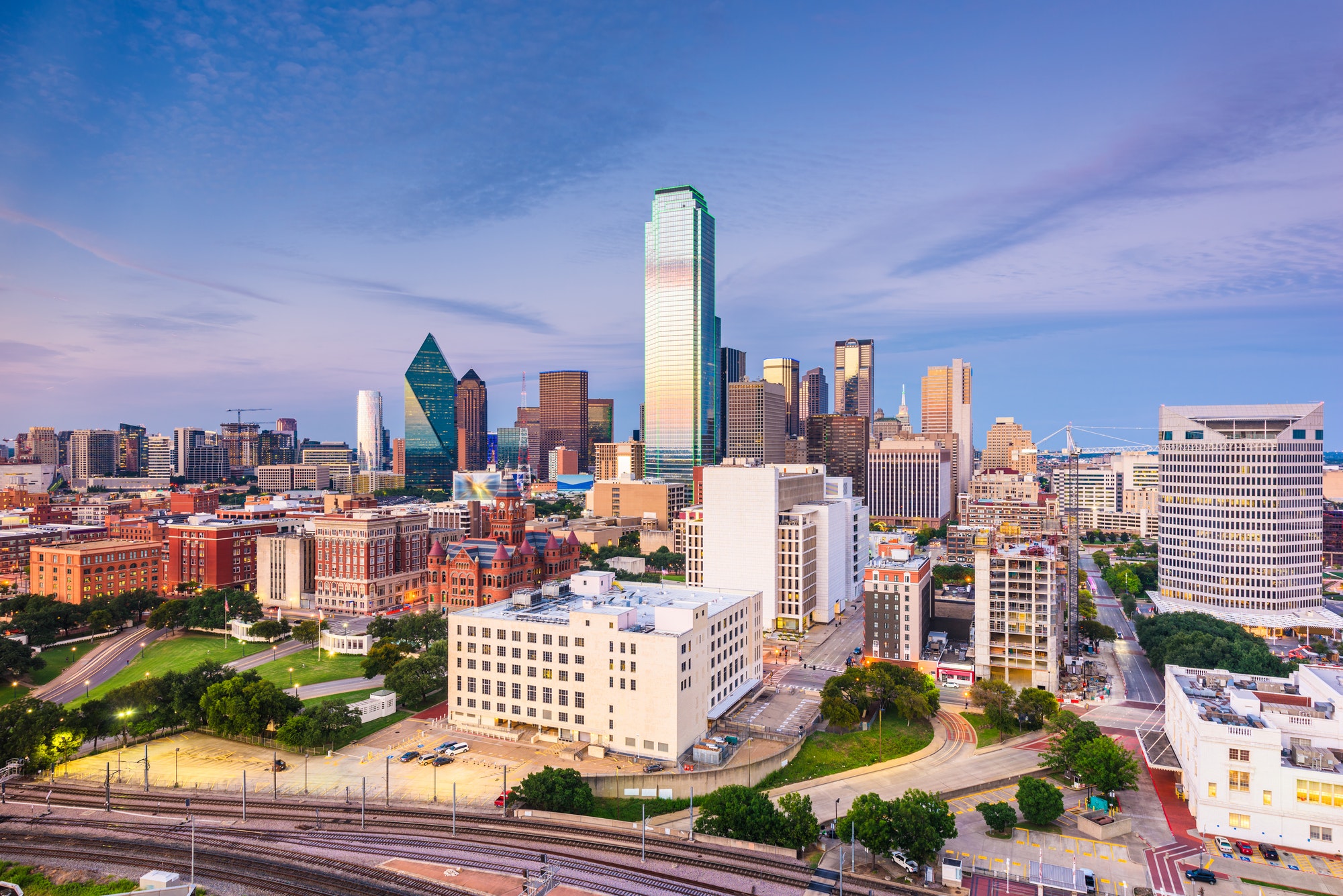 Dallas, Texas, USA Skyline at twilight